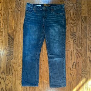 Kut From The Kloth Bardot Crop Skinny Boyfriend Jeans Womens Size 6 Stretch